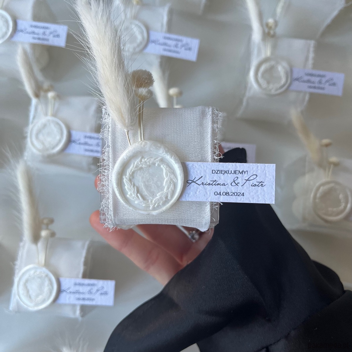 zaproszenia i kartki na ślub Podziękowanie dla gości Wesele 10 sztuk 5