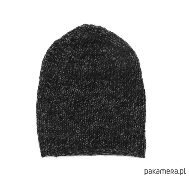 czapki i kapelusze męskie Luźna czapka czarny melanż beanie hipster nerd krasnal 1