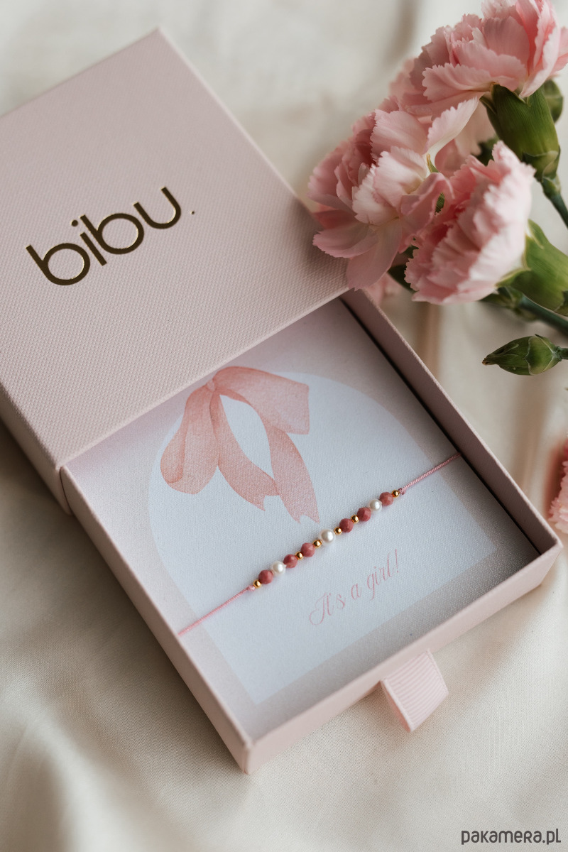 bransoletki na sznurku Bransoletka prezent baby shower, dziewczynka, prezent dla przyszłej mamy 1