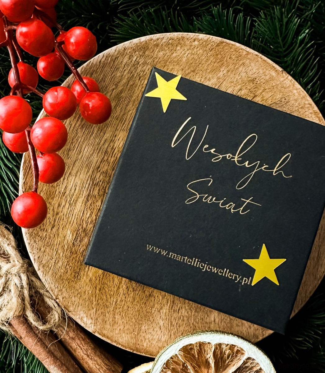 bransoletki na sznurku ŚWIĘTA 2025  Bransoletka Szczęścia z wróżbą  BOX prezentowy 3