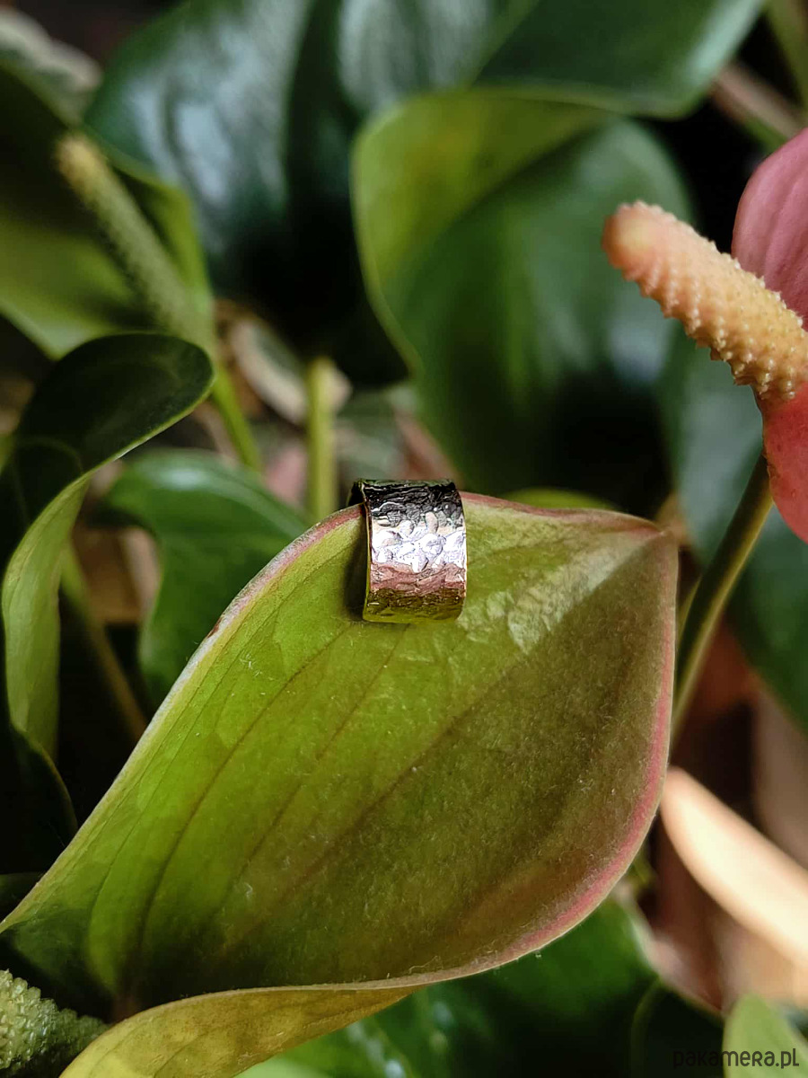 nausznice Nausznica  Beton white earcuff -jasne srebro 2