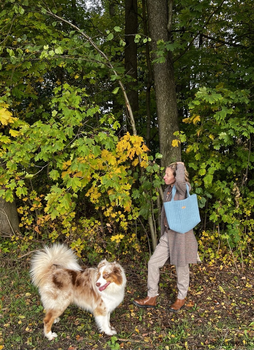 torby na ramię Torba lniana Everyday - niebieska 6