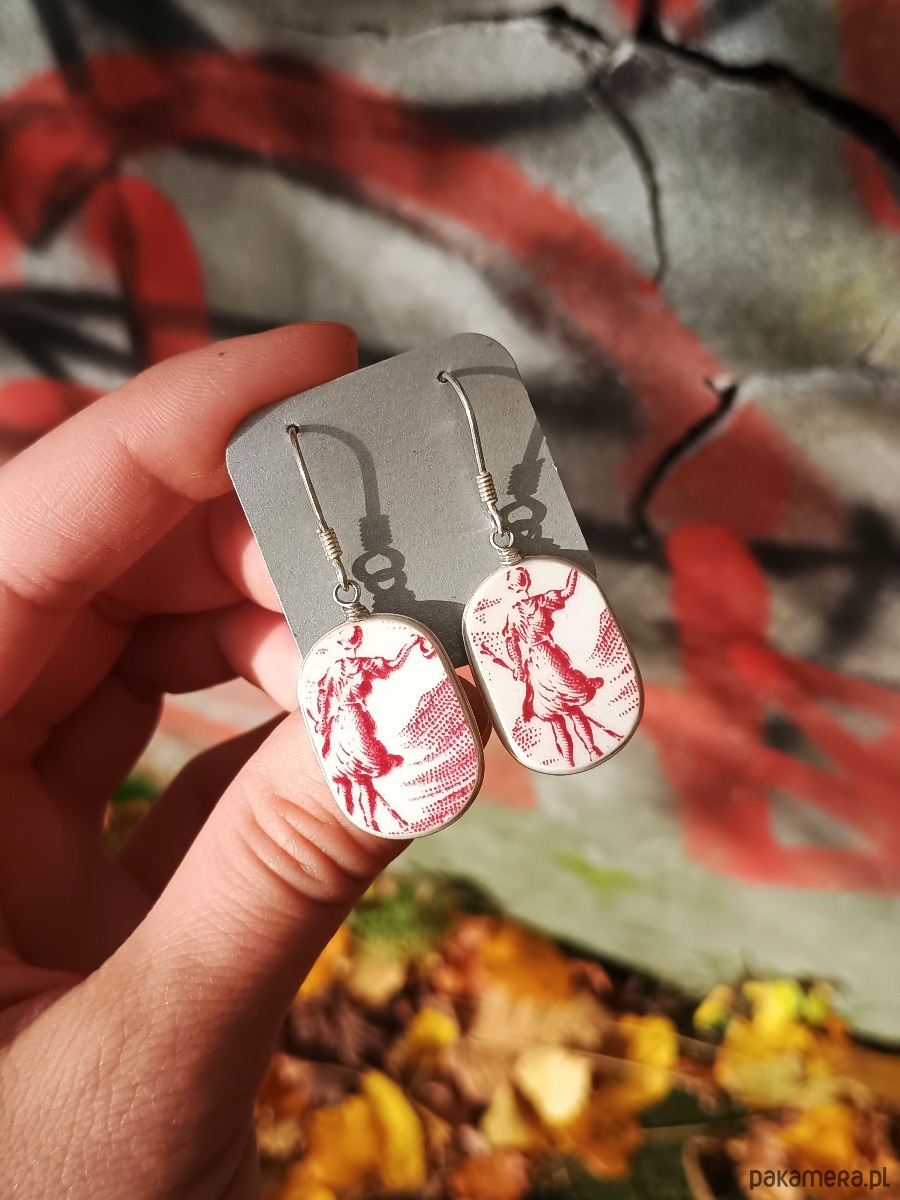 kolczyki ceramiczne Kolczyki z postaciami 1