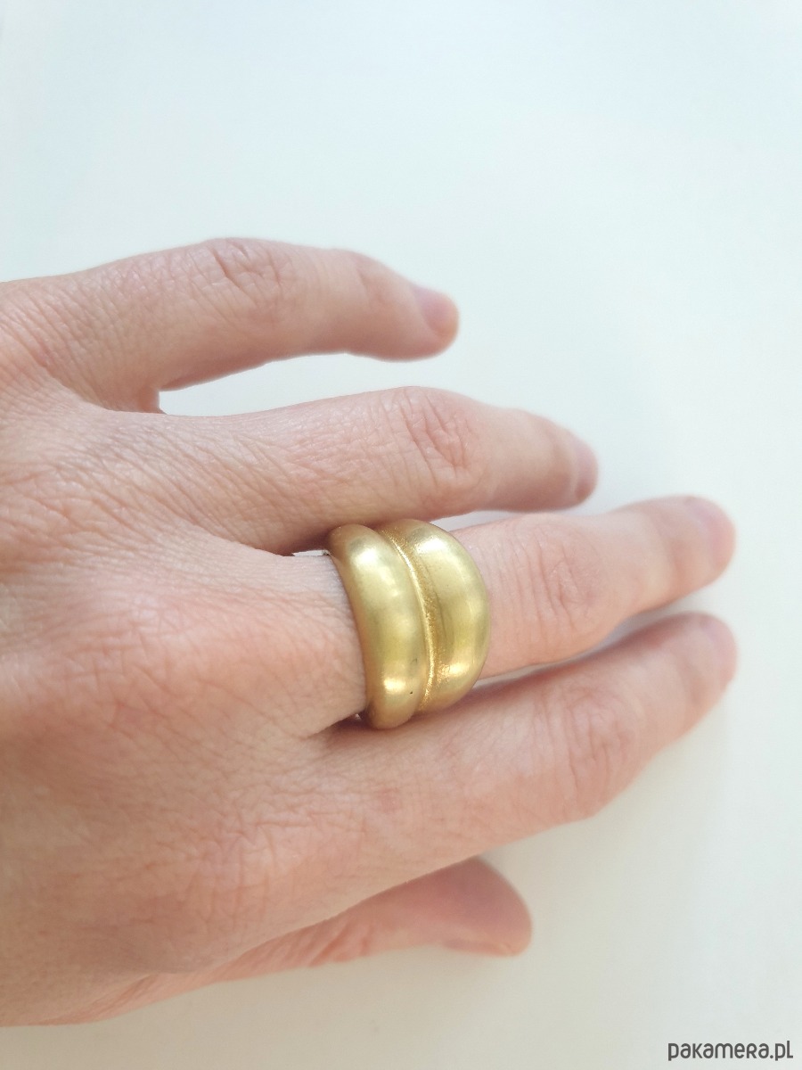 pierścionki złote Pierścionek  ANTYK nr.2, mosiądz 5
