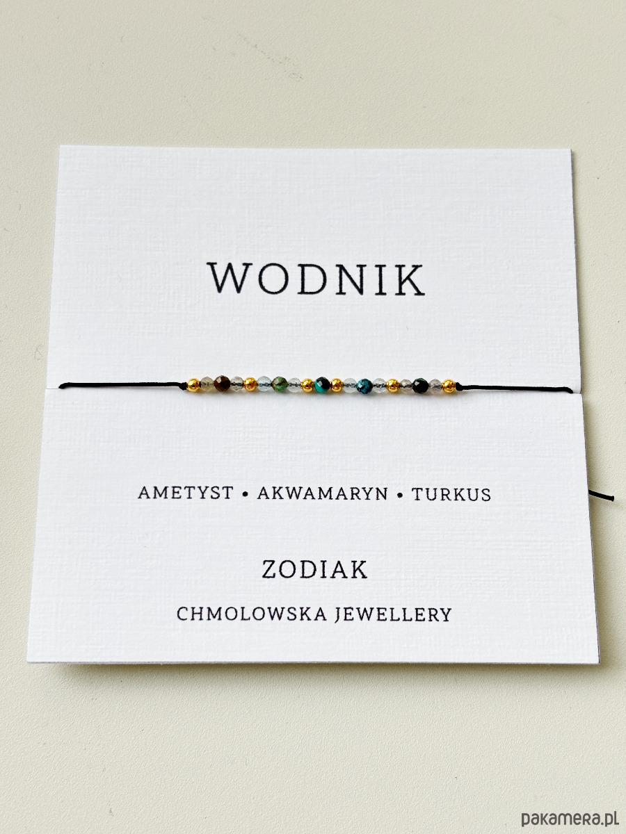 bransoletki na sznurku Zodiak bransoletka WODNIK 2