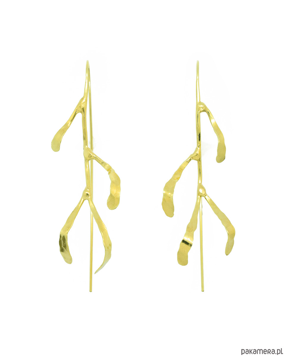 kolczyki pozłacane Kolczyki pozłacane SZADŹ No. 1 1