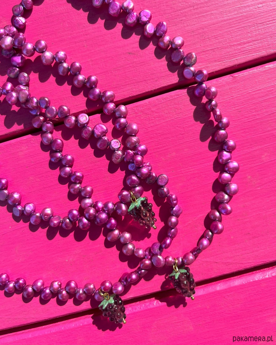 naszyjniki - inne Naszyjnik Choker  Jeżyna 4