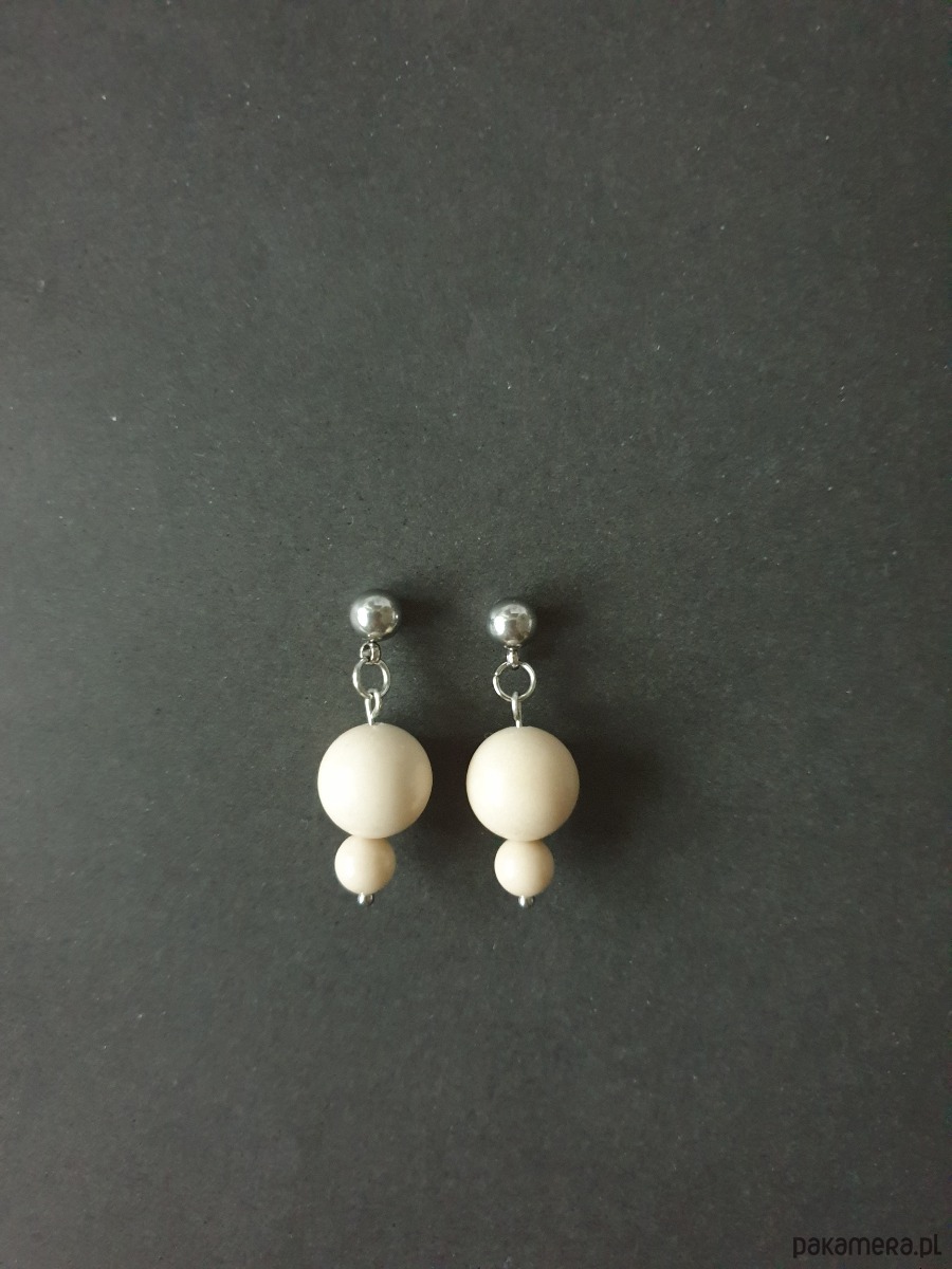 kolczyki z kamieniami Kolczyki FANABERIA  kamień rzeczny 4