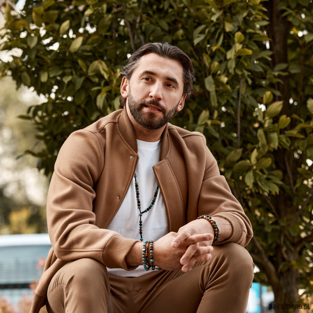 biżuteria męska Męska Bransoletka z kamieni spokoju 2