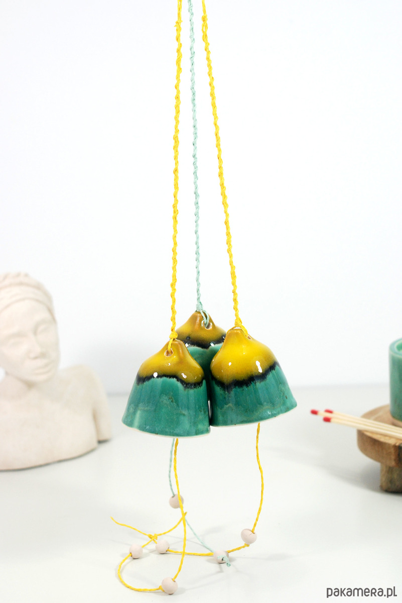 dekoracje świąteczne Ceramiczne dzwonki choinkowe - laguna 7