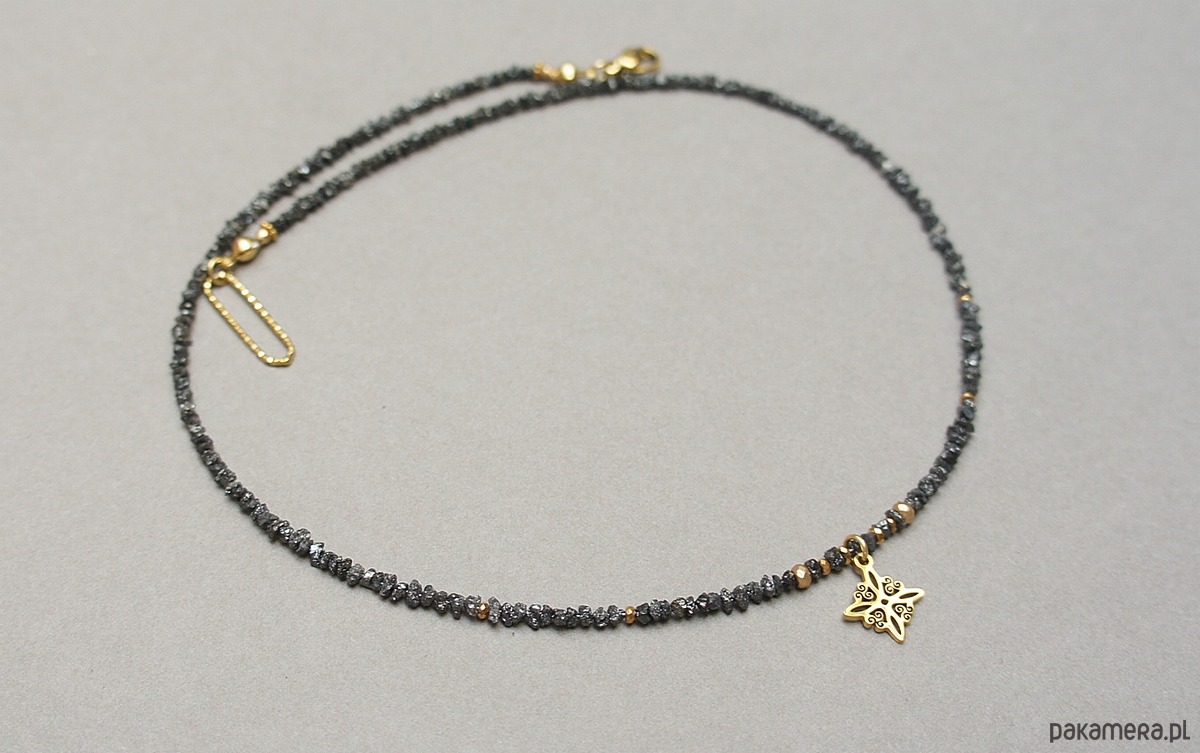 chokery Diamenty black  vol. 3 /choker/-  naszyjnik - Szlachetna kolekcja 2
