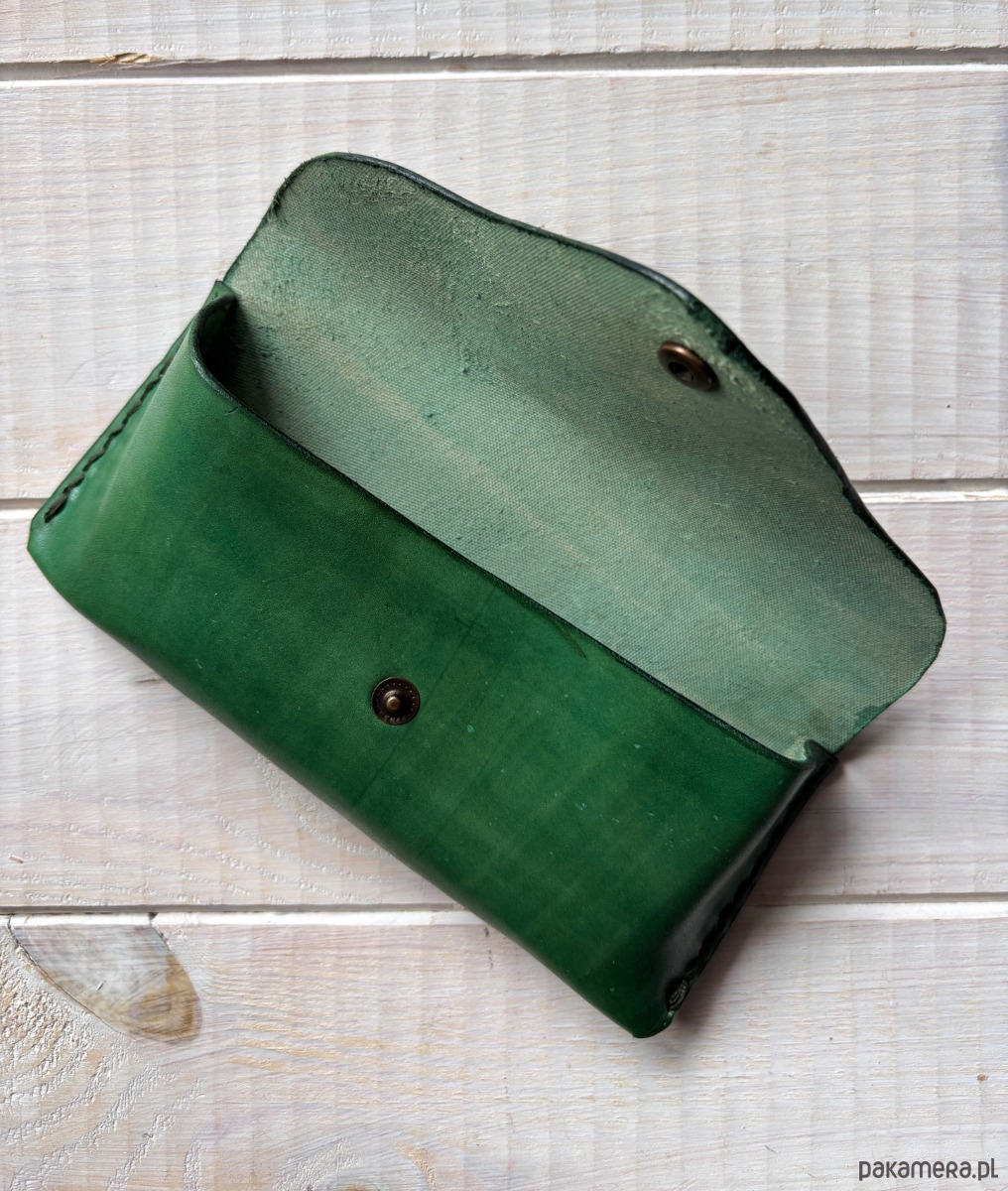okulary damskie Etui na okulary ze skóry naturalnej model M 2