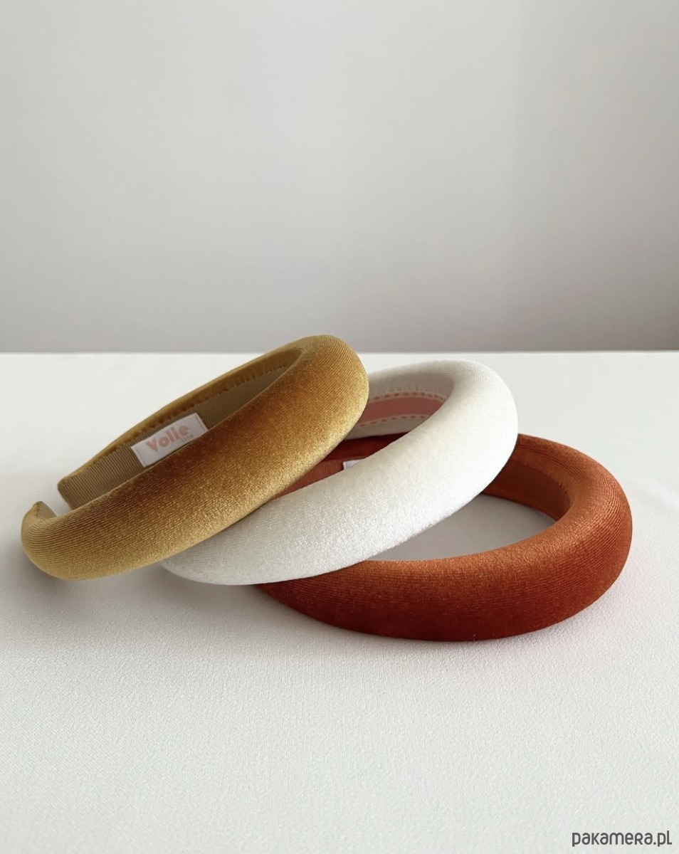 opaski do włosów Welurowa opaska na gąbce Royal - 3 kolory 6