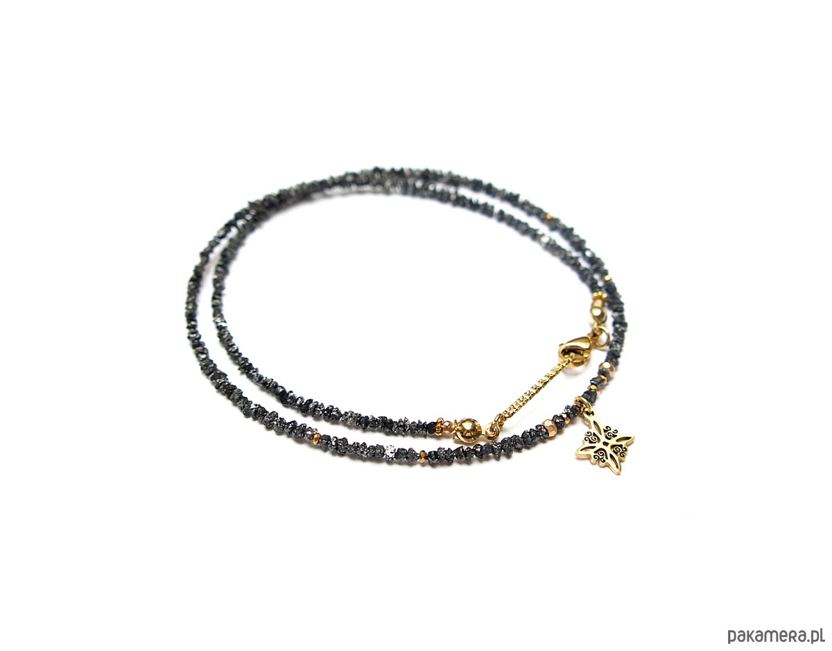 chokery Diamenty black  vol. 3 /choker/-  naszyjnik - Szlachetna kolekcja 3
