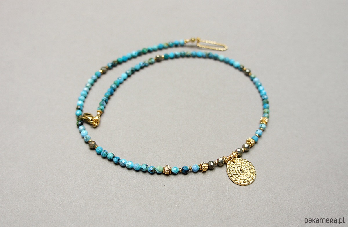 chokery Opal niebieski  vol. 2 /29.10.25/ choker -  Szlachetna kolekcja 2