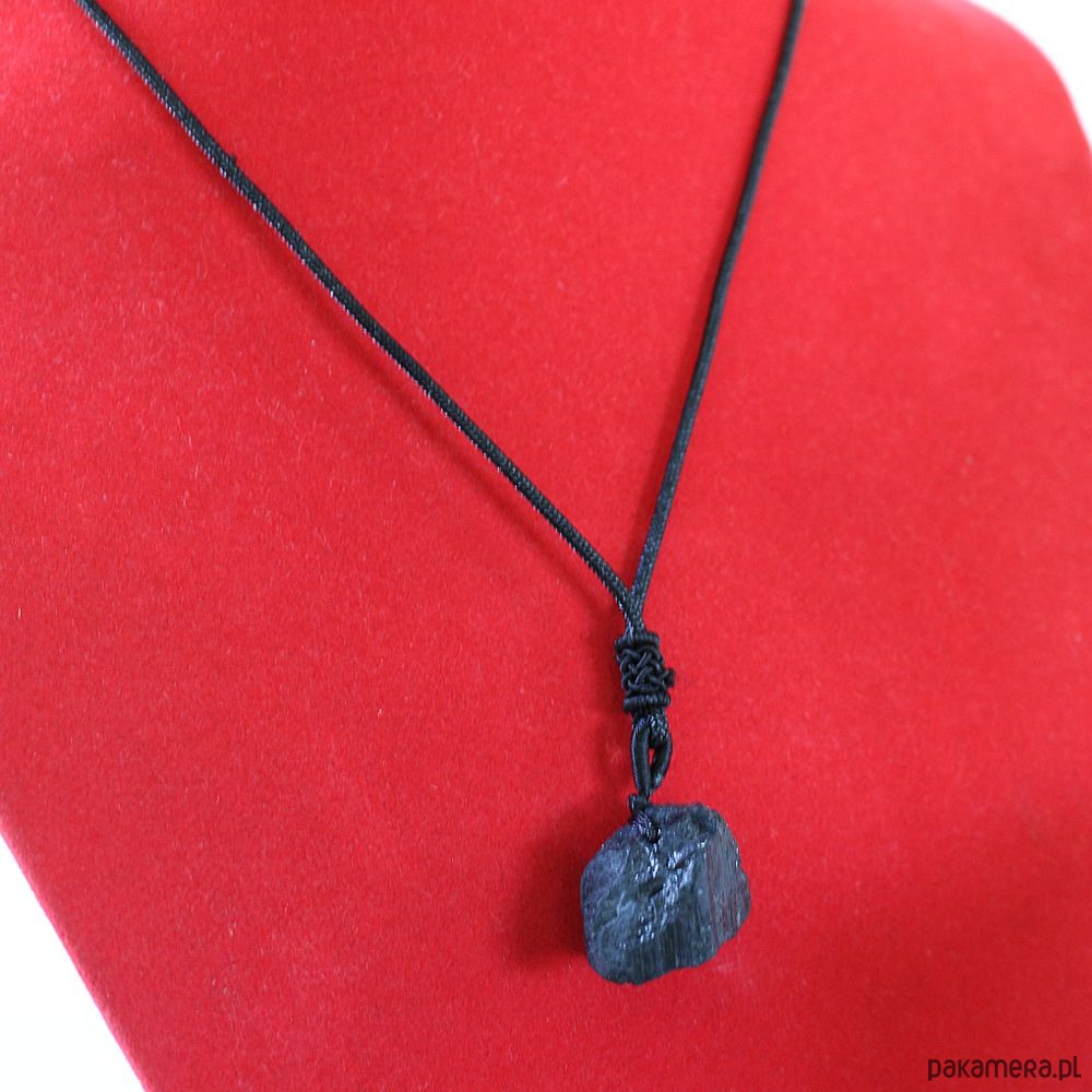 biżuteria męska Surowy TURMALIN wisior 2