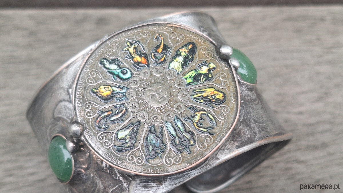 bransoletki wire wrapping Zodiakalna - bransoletka regulowana 1