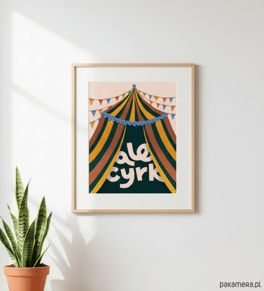 plakaty Plakat do pokoju dziecka Ale cyrk 1