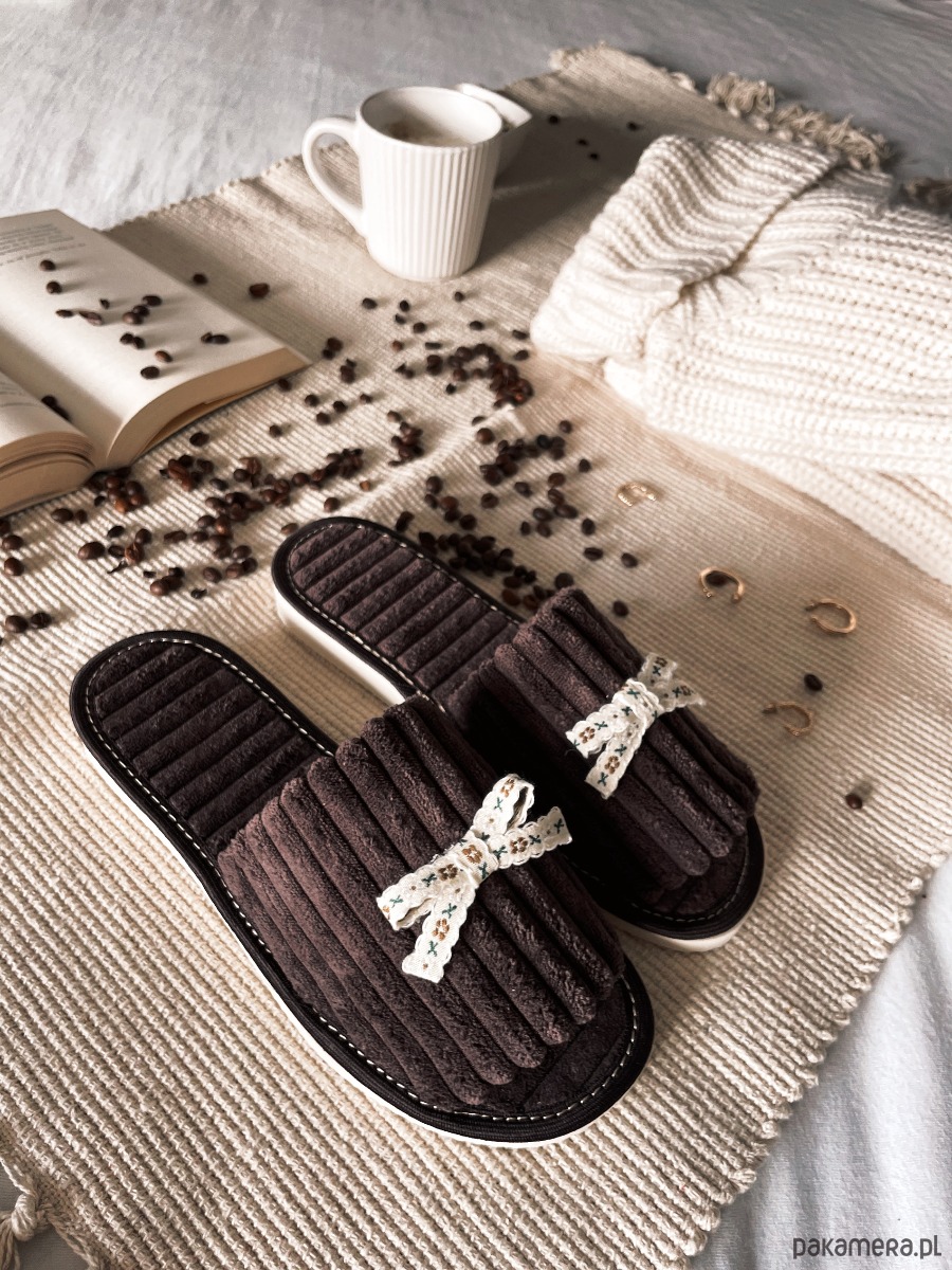 kapcie damskie Kapcie damskie z kokardką 4