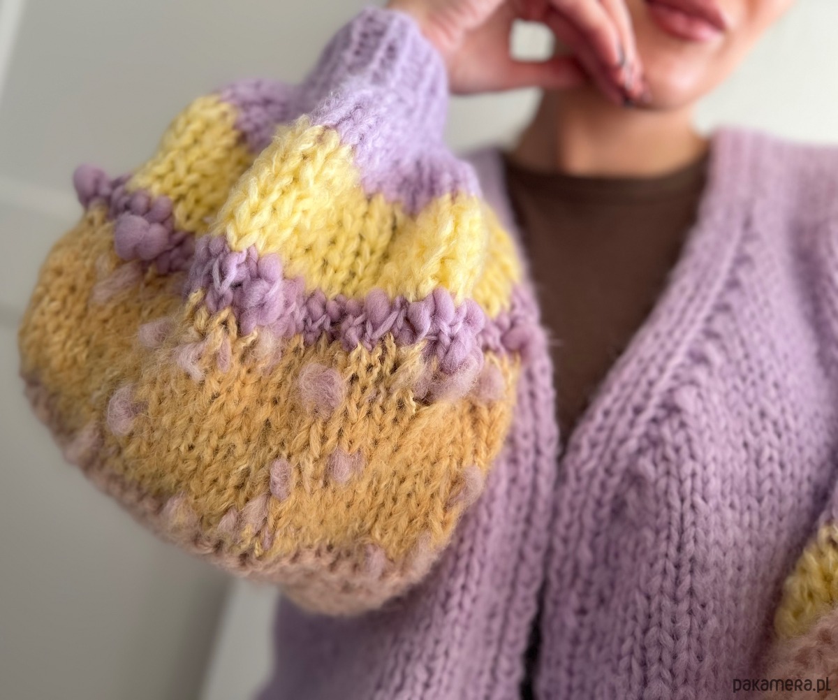 kardigany damskie Kardigan przedwiośnie 5