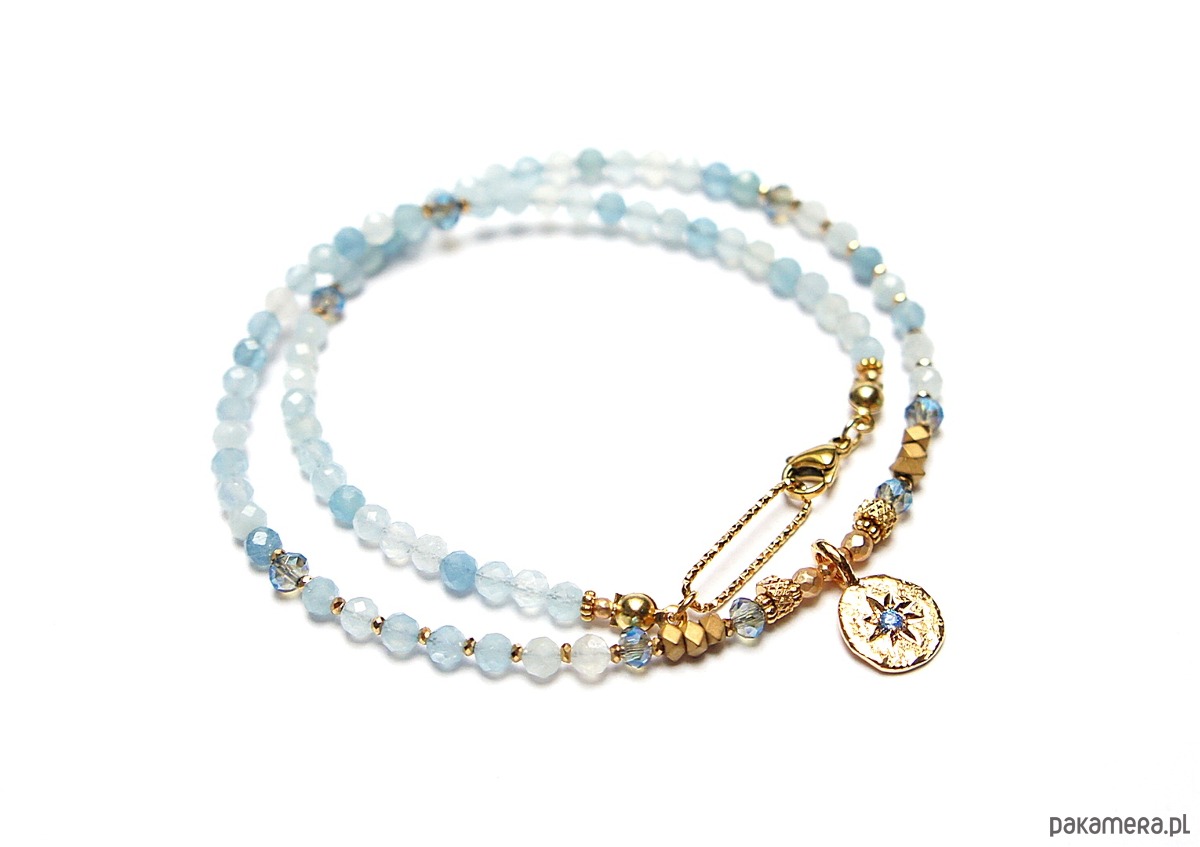 chokery Akwamaryn choker vol. 12 /naszyjnik/ 24.11.24 - Szlachetna kolekcja 1