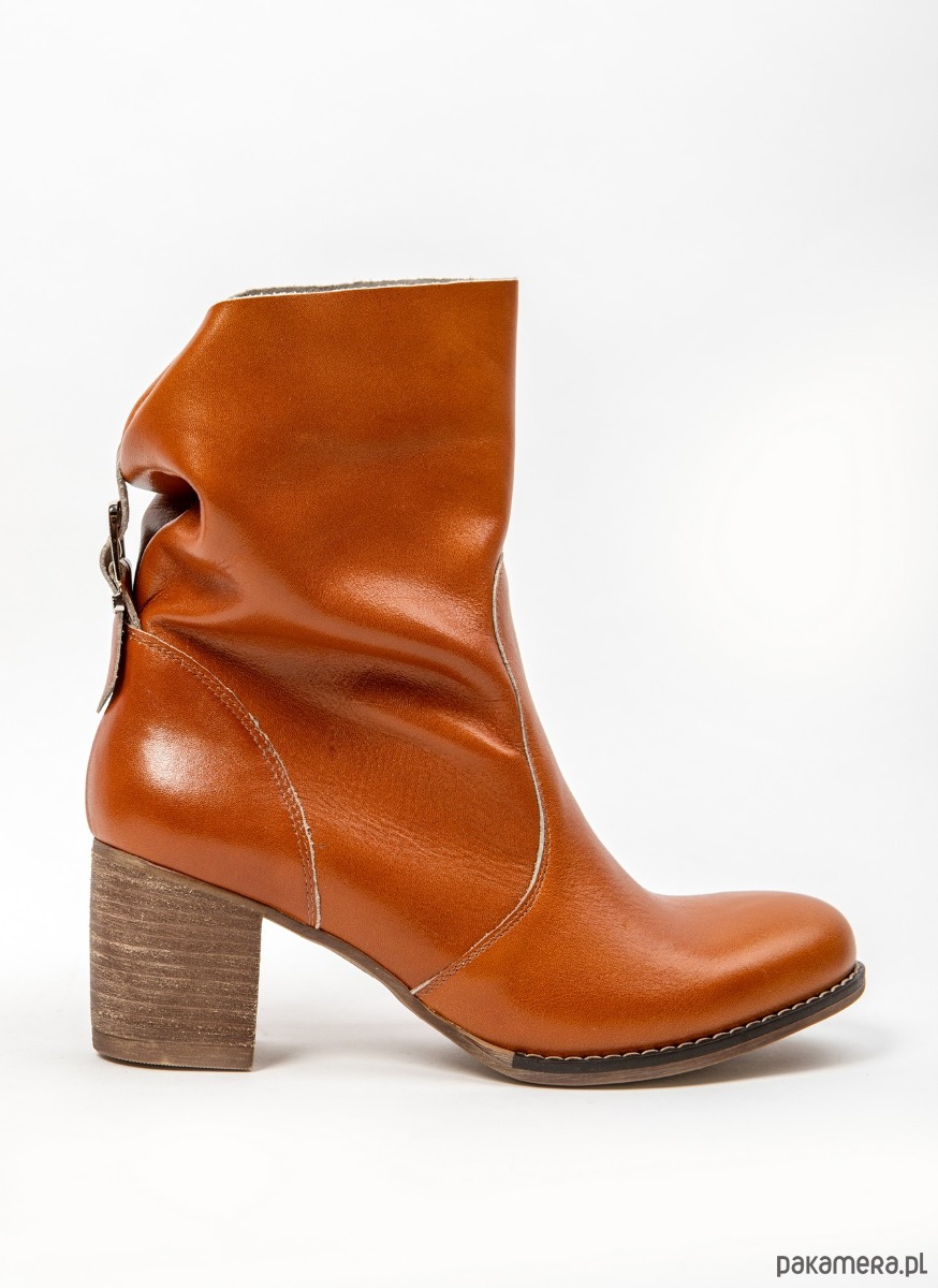 botki damskie SKÓRZANE BOTKI ZAPATO 497 RIDU RETRO 2