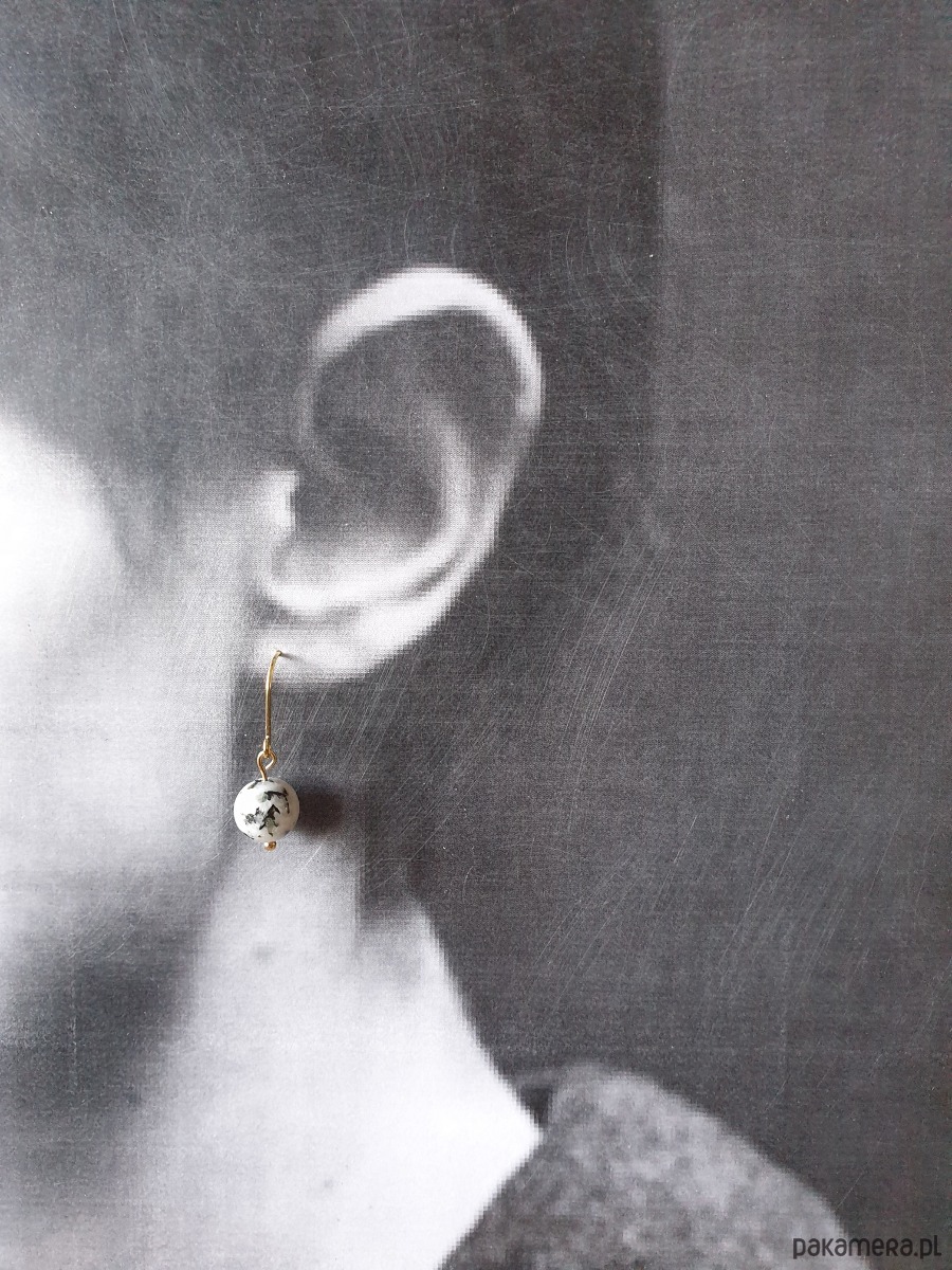 kolczyki z kamieniami Kolczyki FANABERIA  kamień księżycowy 3