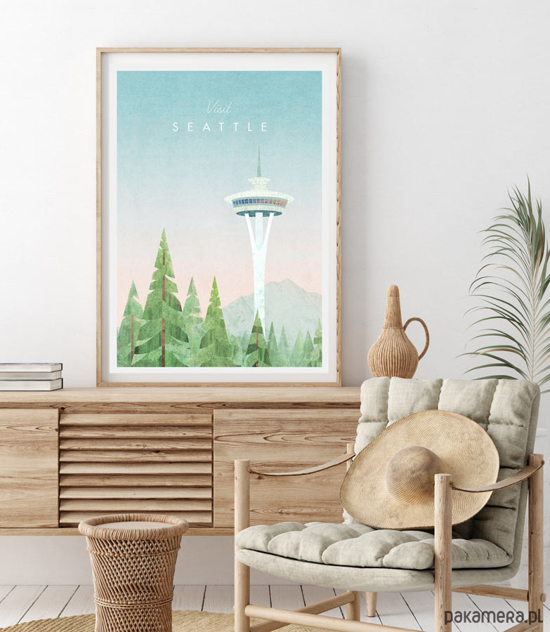 plakaty Seattle - vintage plakat 50x70 cm 7