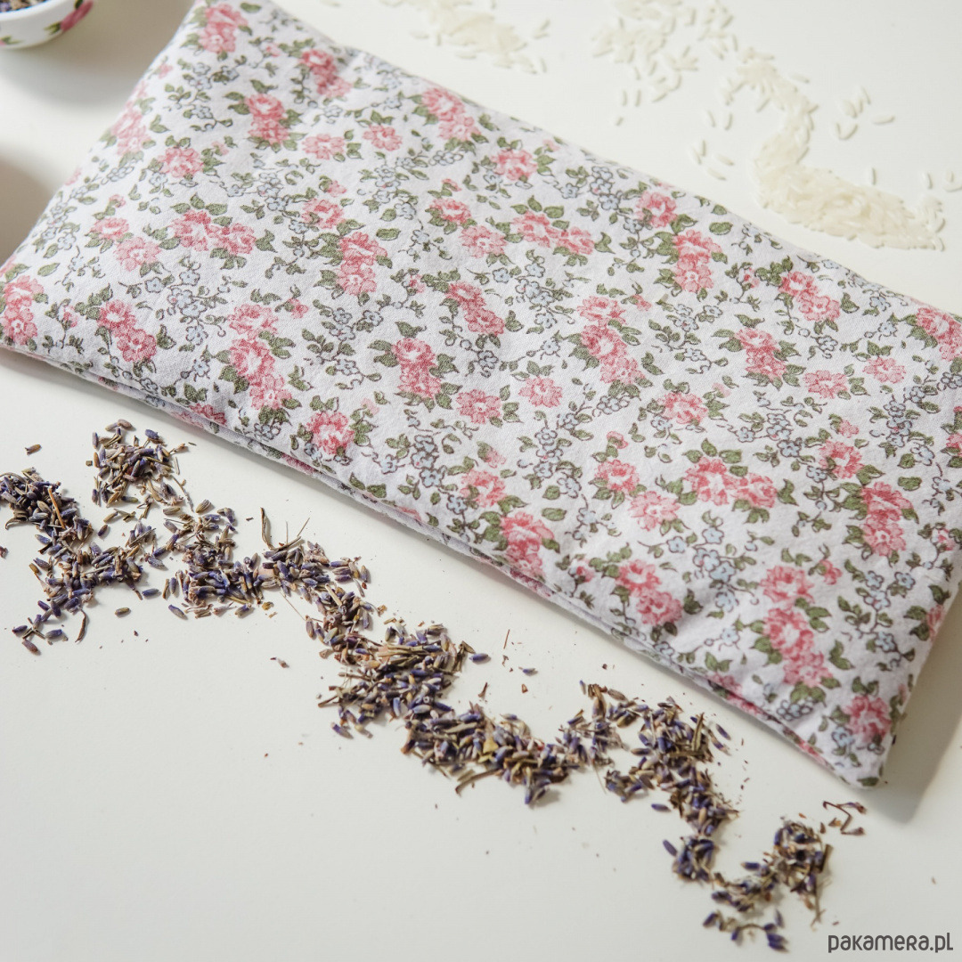 akcesoria dla niej Poduszka relaksacyjna z lawendą i ryżem 2