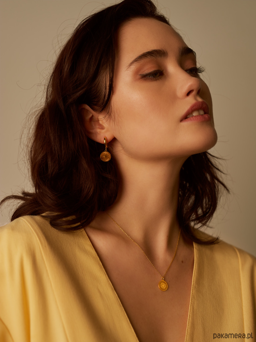 wisiory Daisy - Naszyjnik medalion- Stokrotka 4