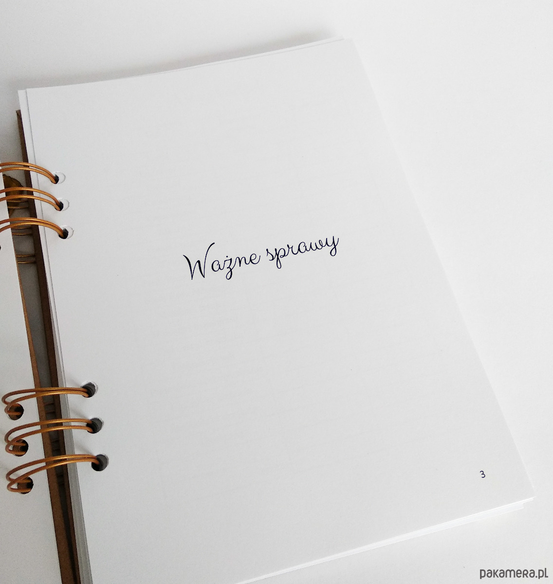 kalendarze i plannery Planer ślubny organizer terminarz planner złoty 4