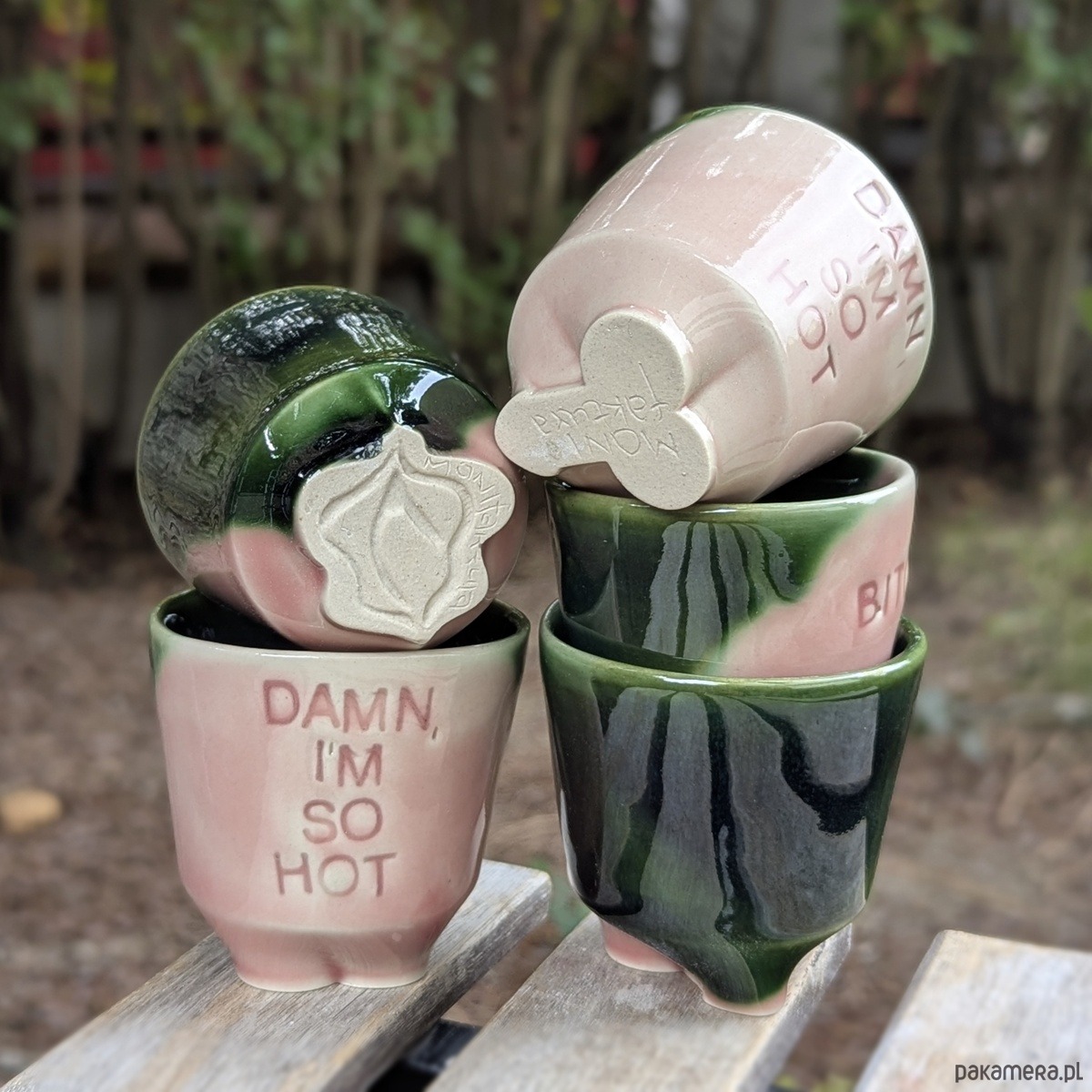 filiżanki DAMN, I'M SO HOT, czarka espresso, 80 ml 5