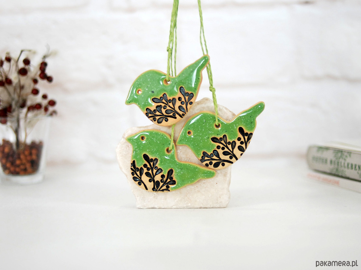 ozdoby choinkowe Ręcznie robione ozdoby choinkowe ptaszki 4