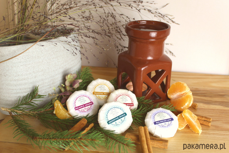 dla domu Zestaw z 5 woskami - kominek do aromaterapii 1