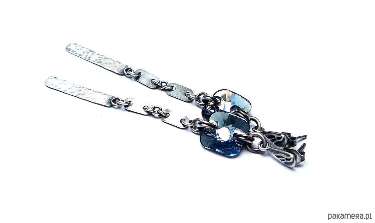 kolczyki z kamieniami Kolczyki Denim jeans vol. 3 2