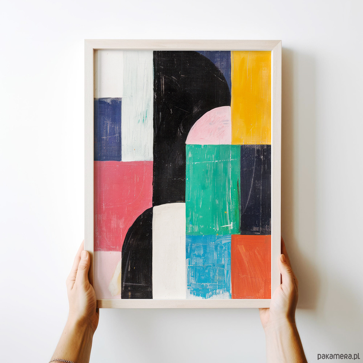 plakaty Plakat Abstrakcja malarska elegancka 1