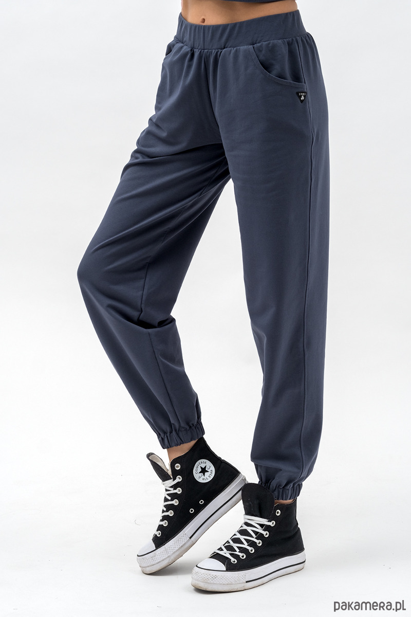 spodnie dresowe damskie Dresowe spodnie damskie ,,SEHER" grafit 1