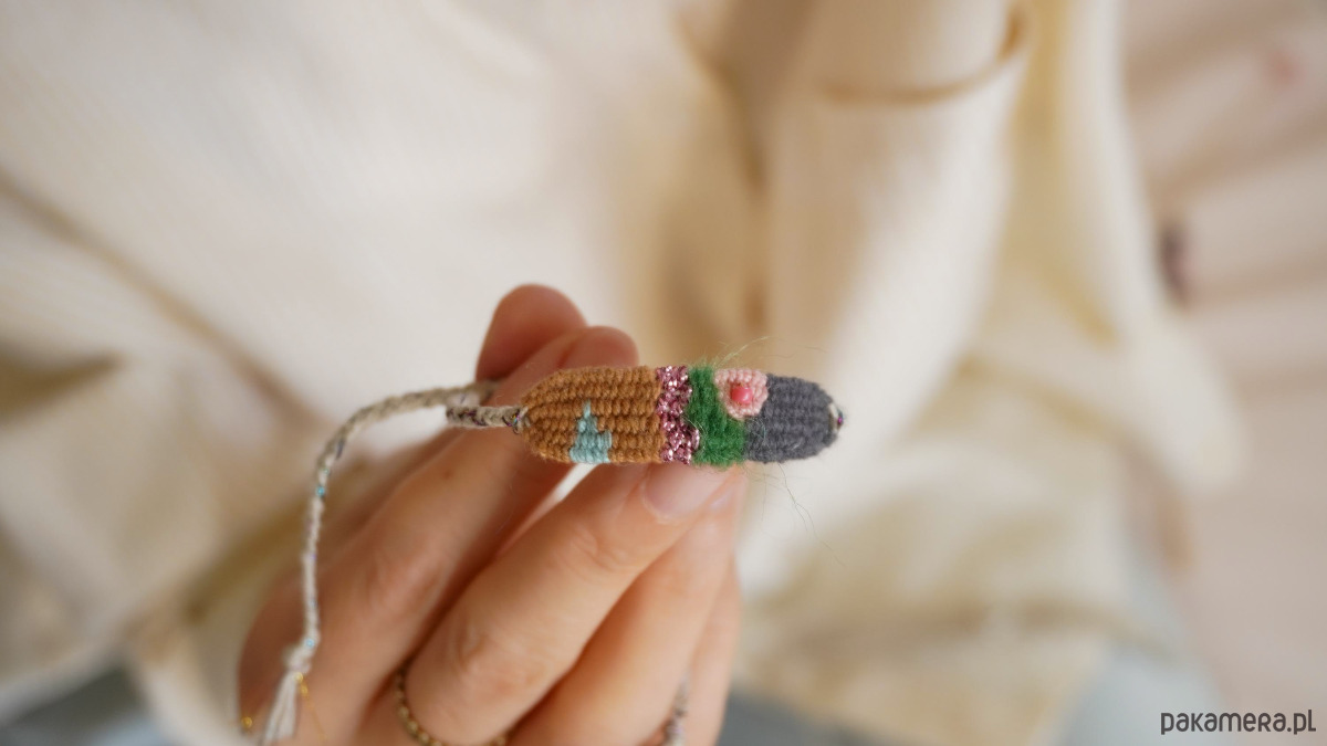 bransoletki na sznurku Mini boho bransoletka na sznurku 1