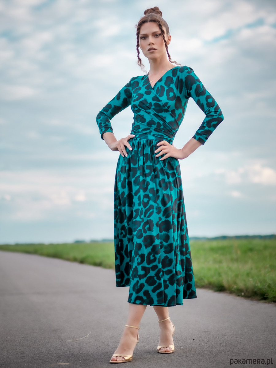 sukienki midi damskie Oceana - wielofunkcyjna sukienka 4