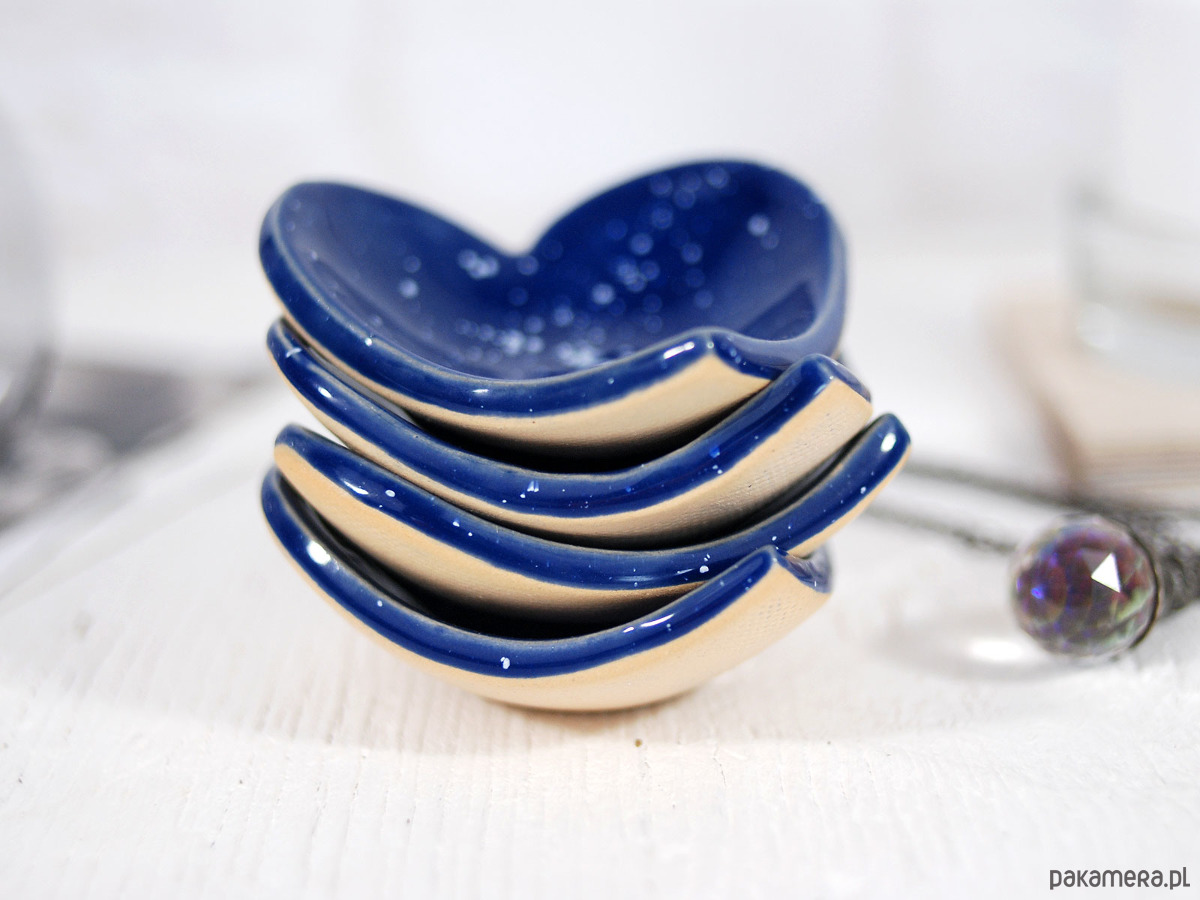 pojemniki na biżuterię Serce miseczka na drobiazgi - niebo 5