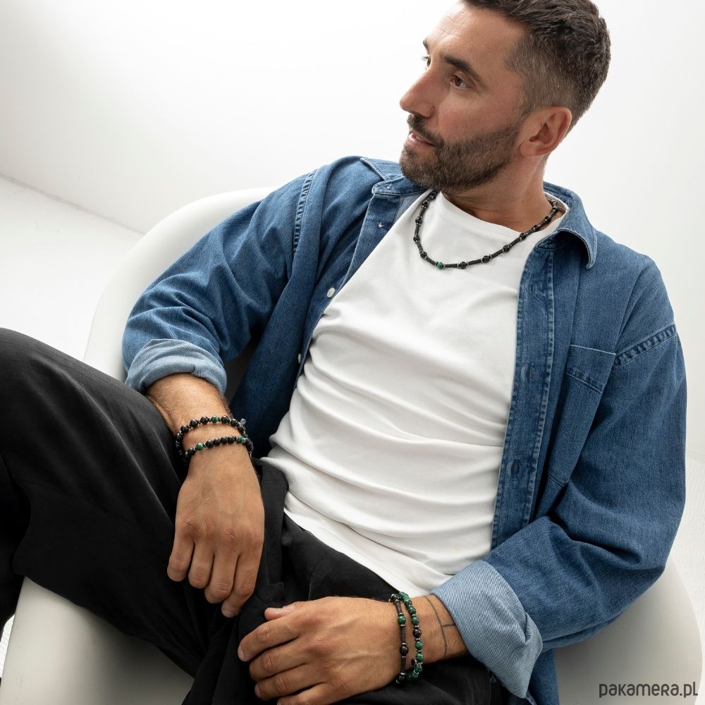 biżuteria męska Męska bransoletka zodiakalna - Byk 2