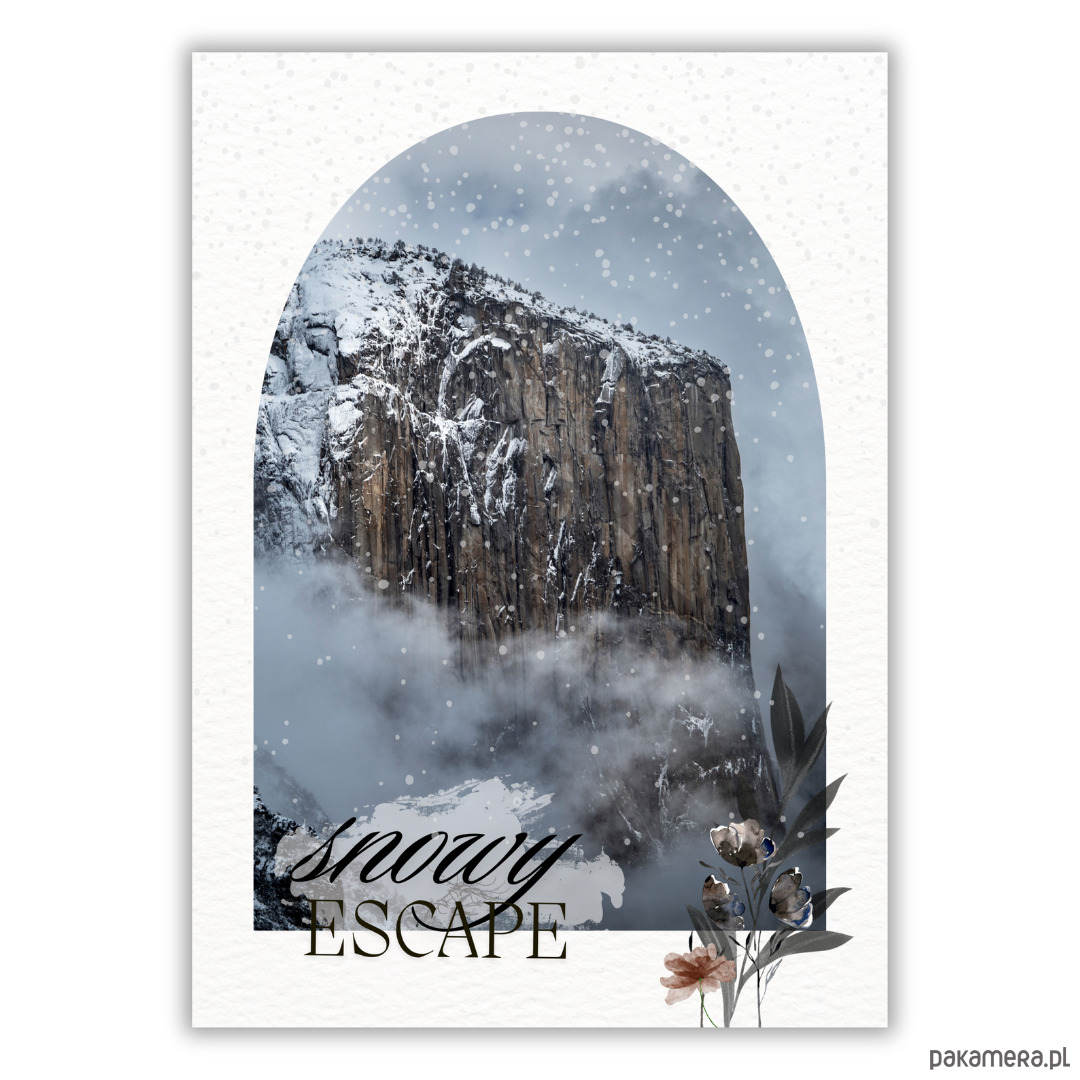 plakaty Plakat Snowy escape 2