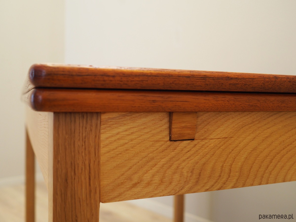 stoły Stół rozkładany, duński design, lata 70, produkcja: SKM 7