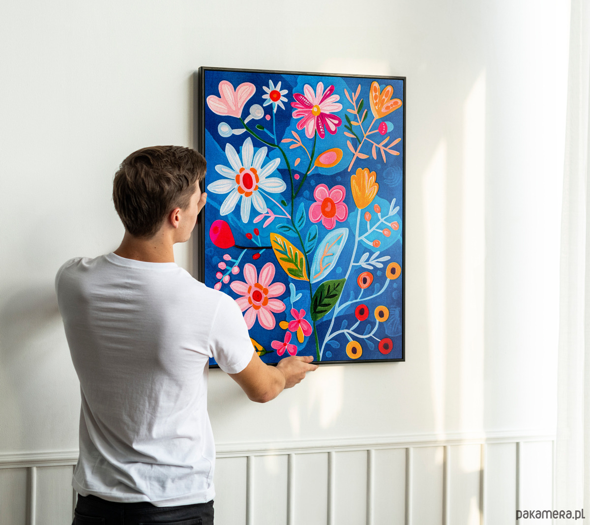 plakaty Plakat Abstrakcja Kwiaty 1