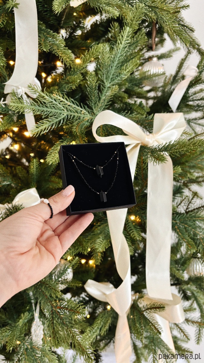 komplet biżuterii Komplet naszyjnik i bransoletka z onyksu 5