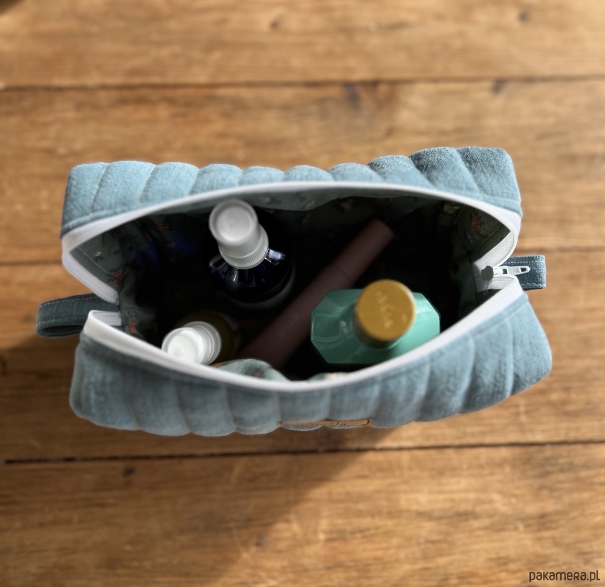 kosmetyczki Lniana kosmetyczka box  4