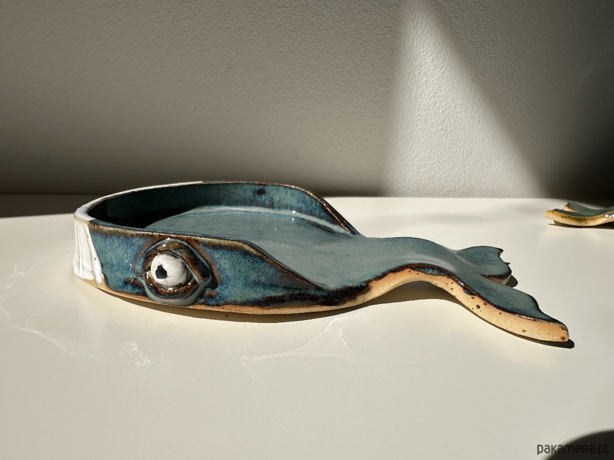 pojemniki na biżuterię Talerzyk na biżuterie w kształcie wieloryba - niebieski 2