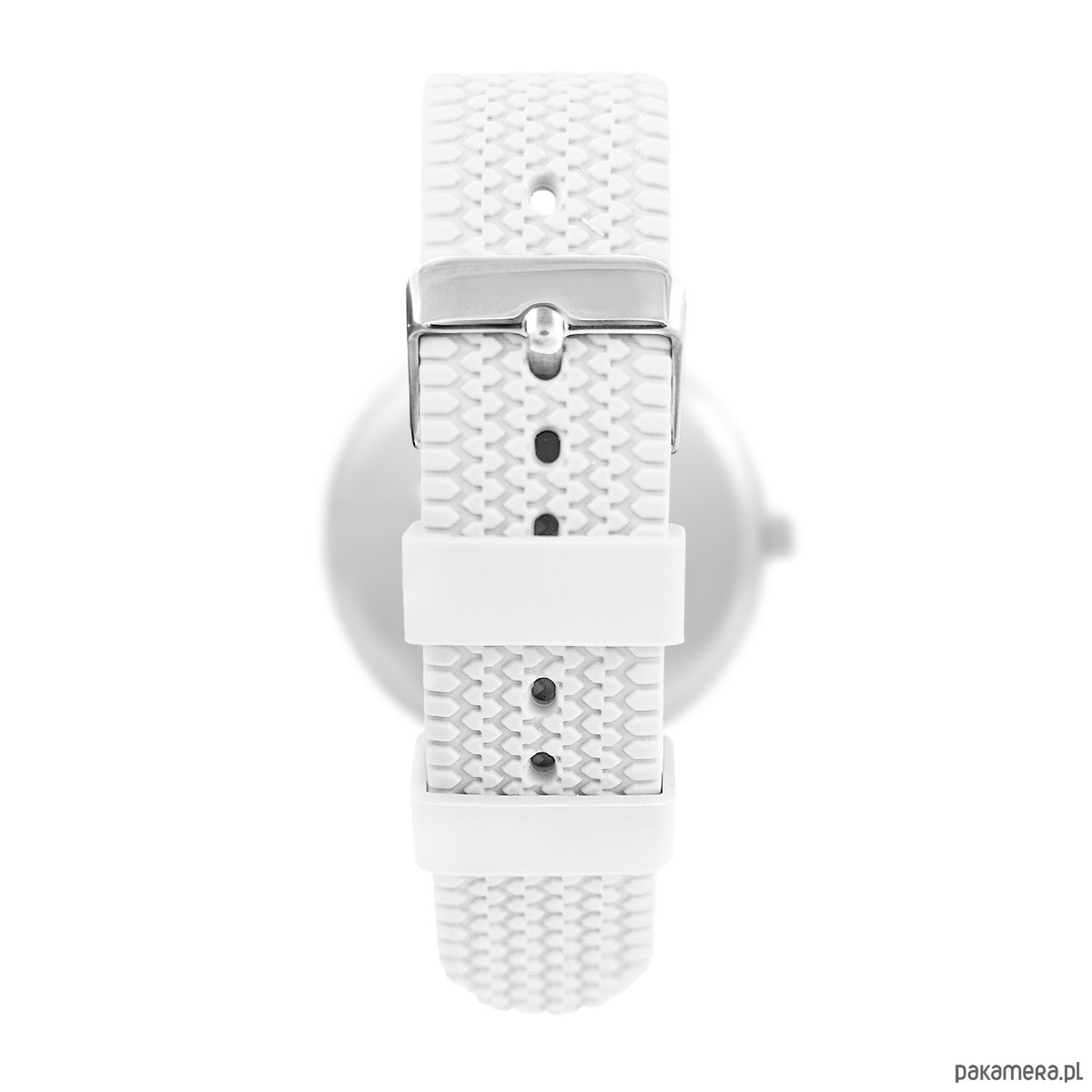 zegarki unisex Zegarek - Czarny kotek - silikonowy, biały 1