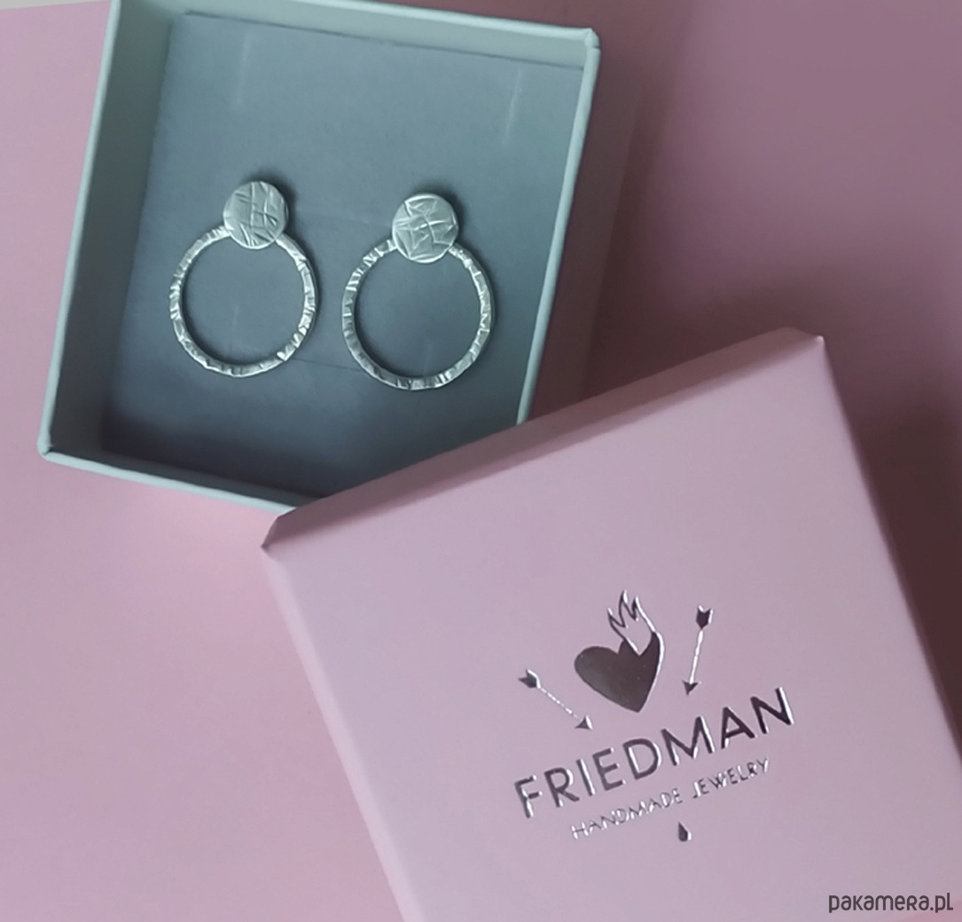kolczyki srebrne Kolczyki DOUBLE RINGS, srebro 925 4