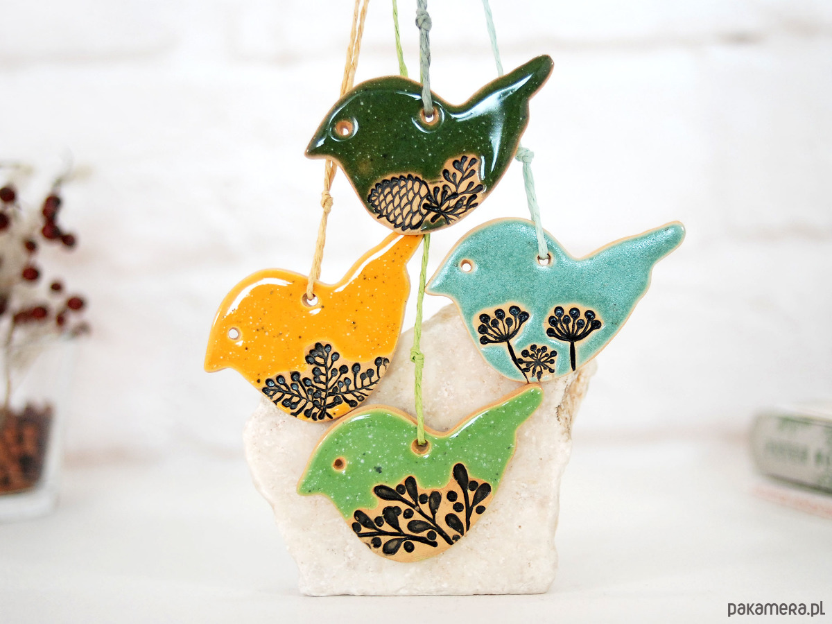ozdoby choinkowe Ręcznie robione ozdoby choinkowe ptaszki 6